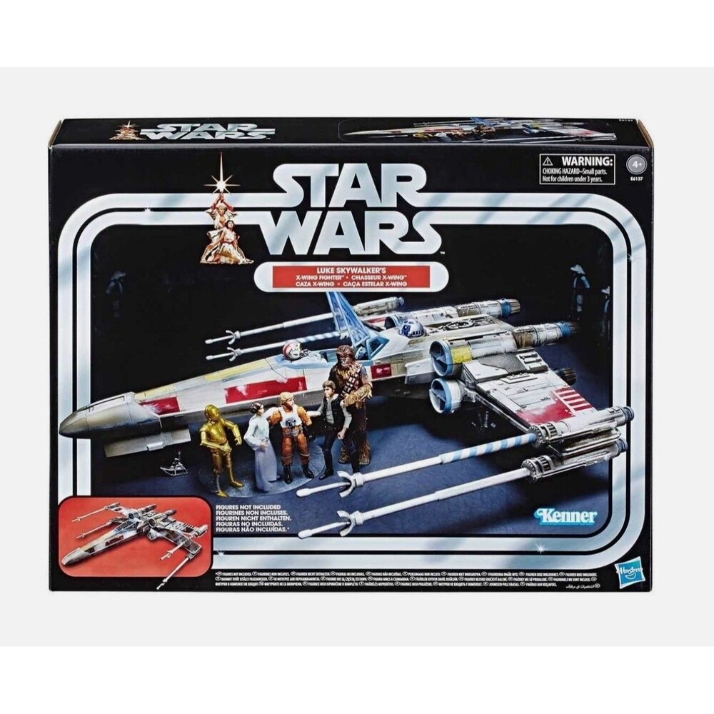 STAR WARS VINTAGE COLLECTION LUKE SKYWALKER'S X-WING FIGHTER CASE FRESH